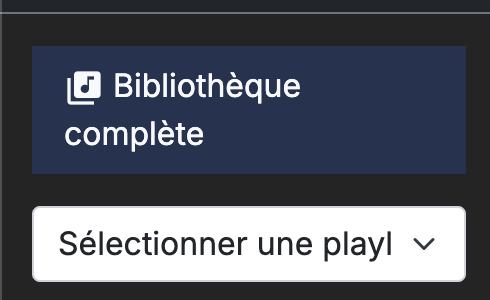 Playlist management
